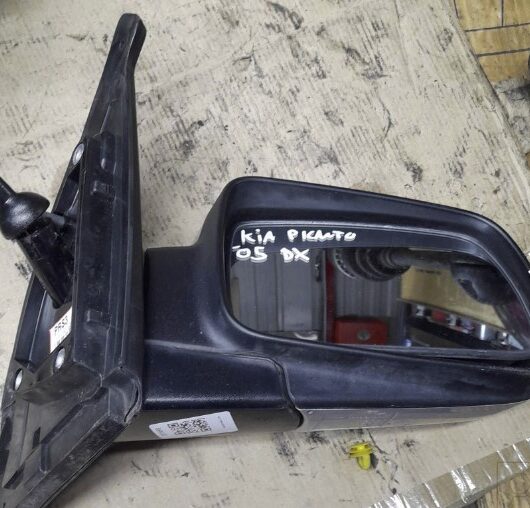 (E619F0) Specchio Retrovisore esterno DX Kia PICANTO anno 2005 colore argento regolazione manuale Cod. 876200711000