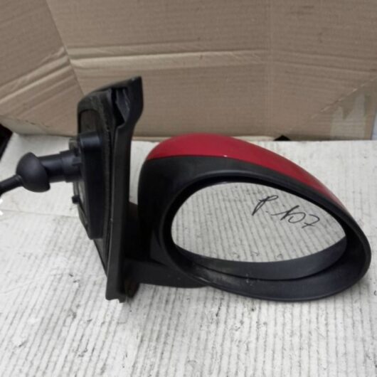 (C44680) Specchio Retrovisore esterno DX Peugeot 107 anno 2004 colore rosso regolazione manuale Cod. 8153YS