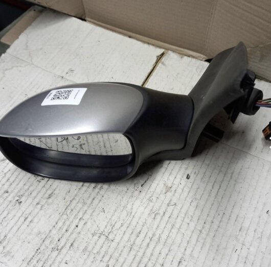 (1F086E) Specchio Retrovisore esterno SX Peugeot 206 anno 2002 colore argento regolazione elettrica Cod. 1607130880