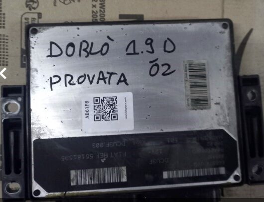 (AB61F8) Centralina motore Fiat DOBLO' 1.9D anno 2002 cod. 55199395